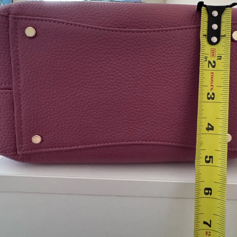 NWT Kate Spade Dumpling Bag Pebbled Leather Top-Handle in Pomegranate - Picture 7 of 7